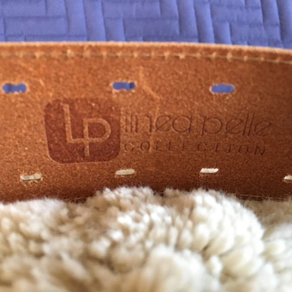 Linea Pelle: Wide Cream Leather Belt M/L main image 4